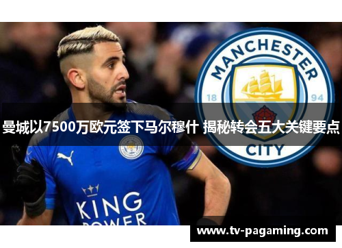 曼城以7500万欧元签下马尔穆什 揭秘转会五大关键要点
